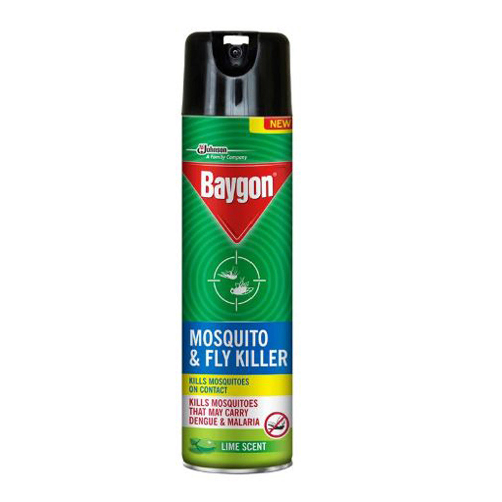 Baygon Fly Lime Scent Mosquito Killer (Spray - 400 ml)